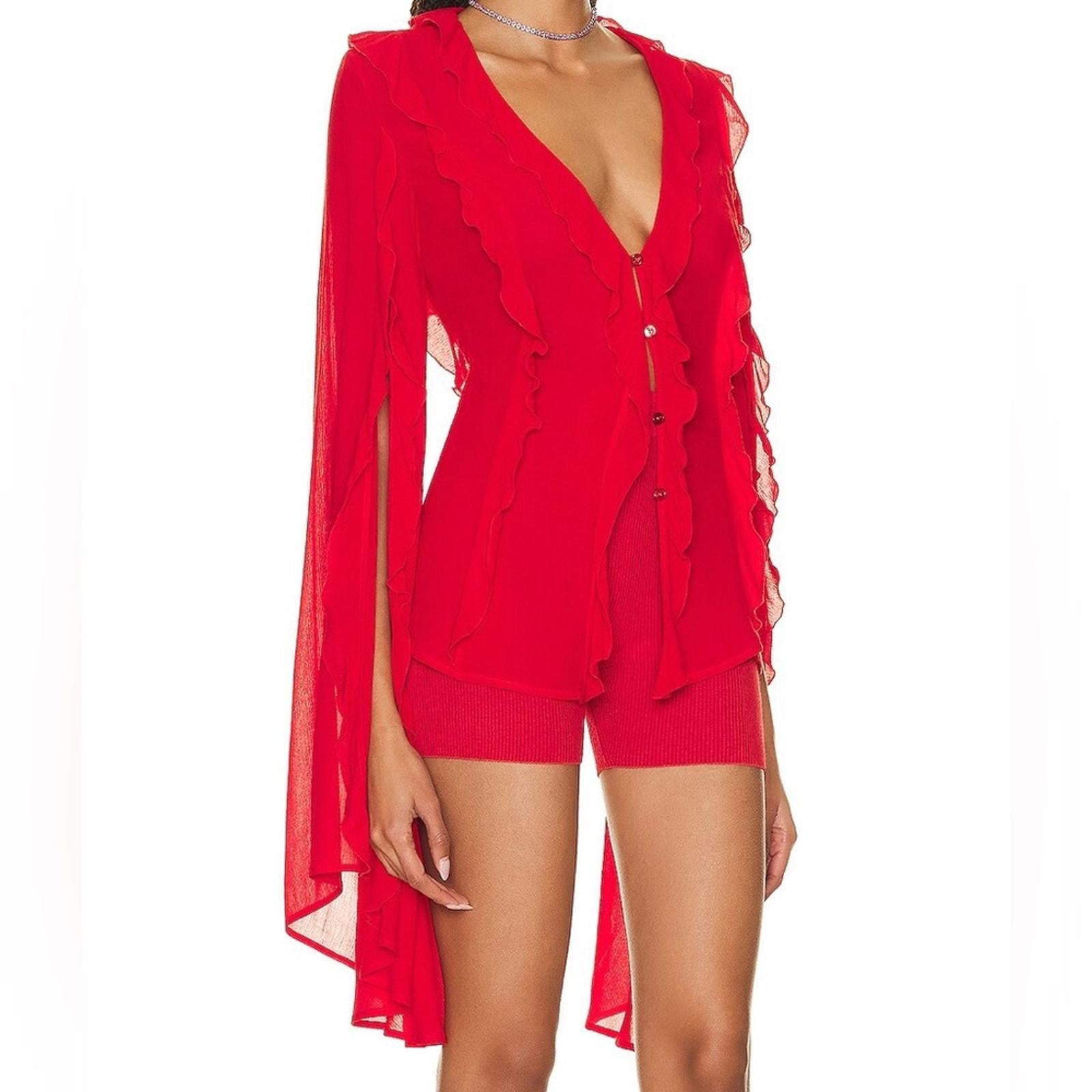Blumarine Ruffle Top