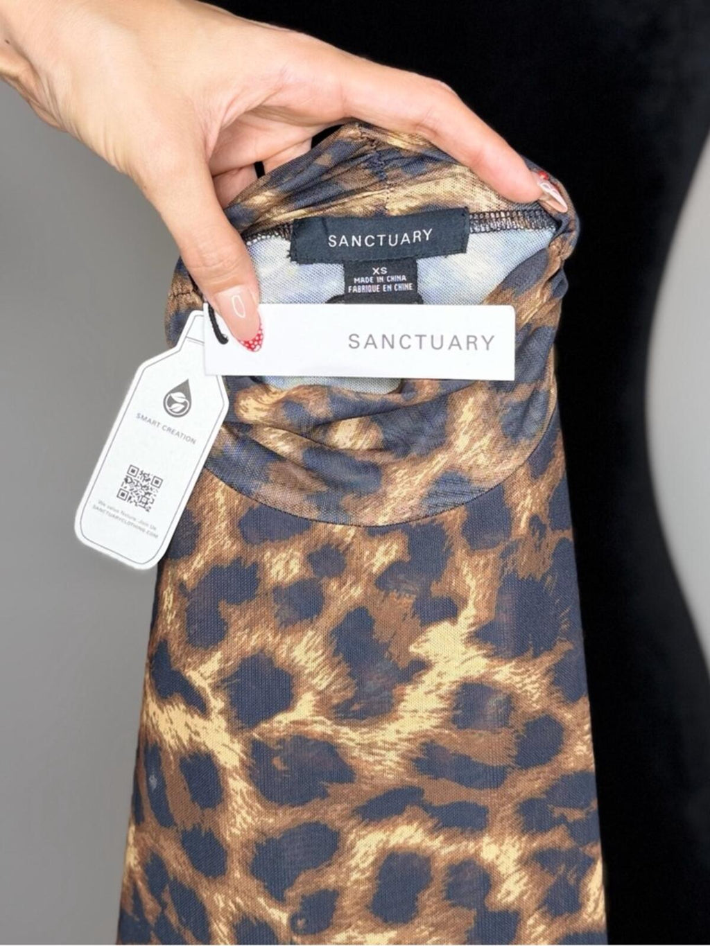 Sanctuary Mesh Mock Top