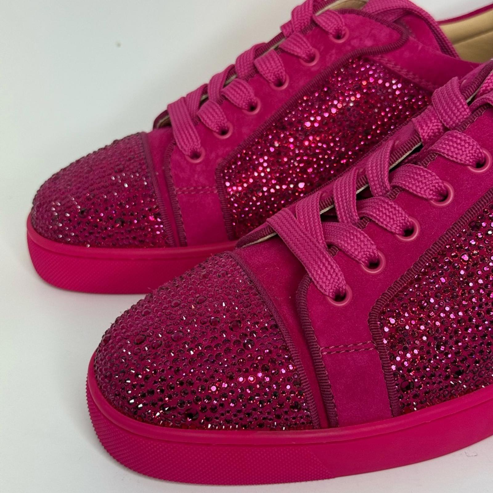 Christian Loubotin Crystal Sneakers