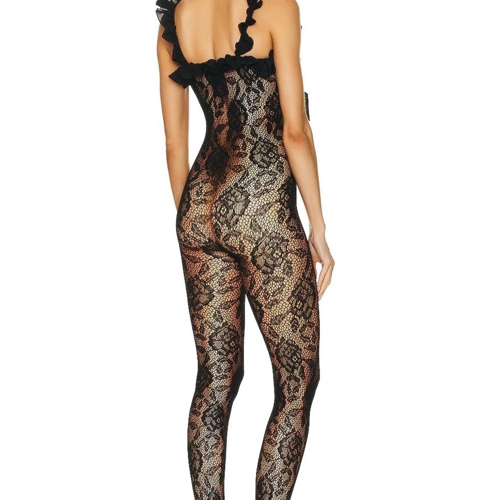 Alessandra Rich Lace Jumpsuit