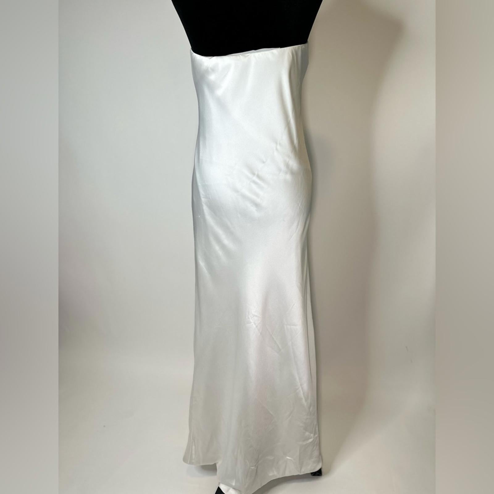 Norma Kamali Bias Strapless Gown