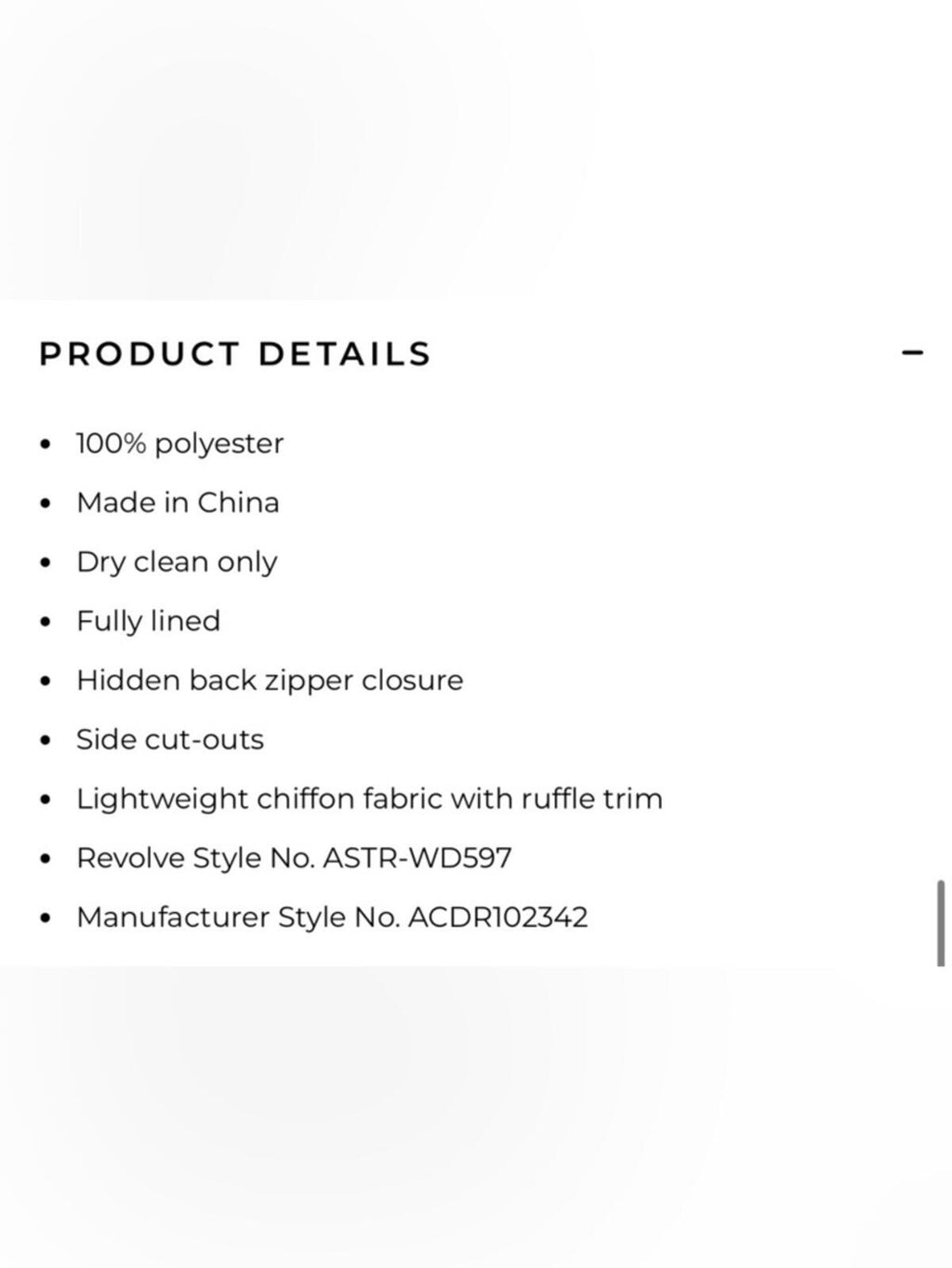 ASTR The Label Jaiden Dress