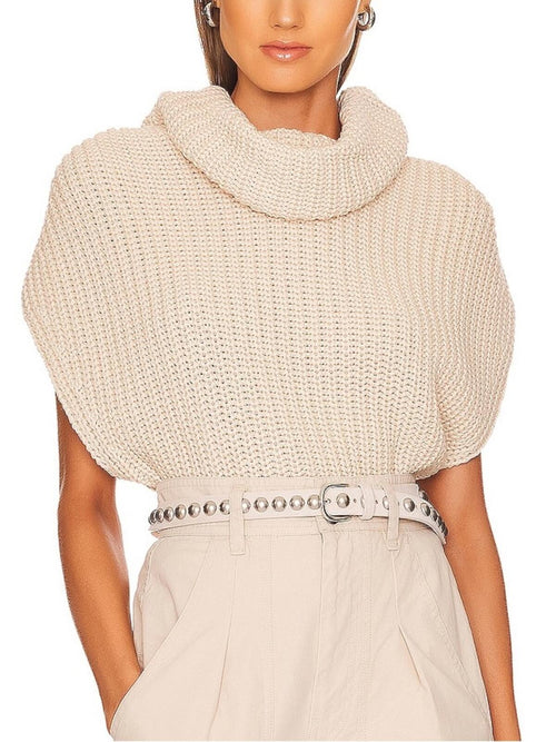 525 America Cate Sleeveless Turtleneck Sweater