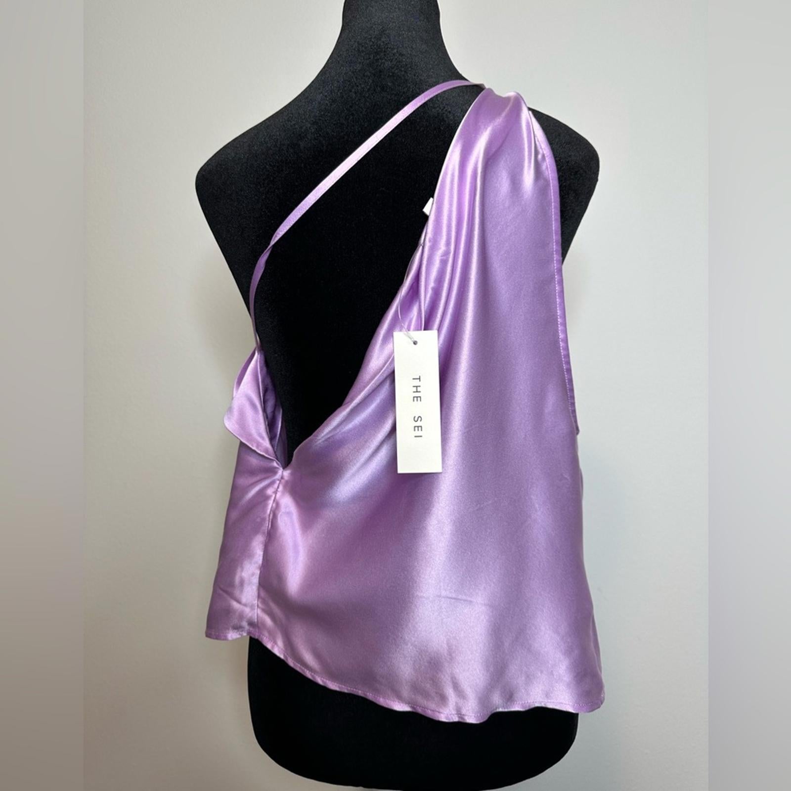The Sei One Shoulder Cowl Top