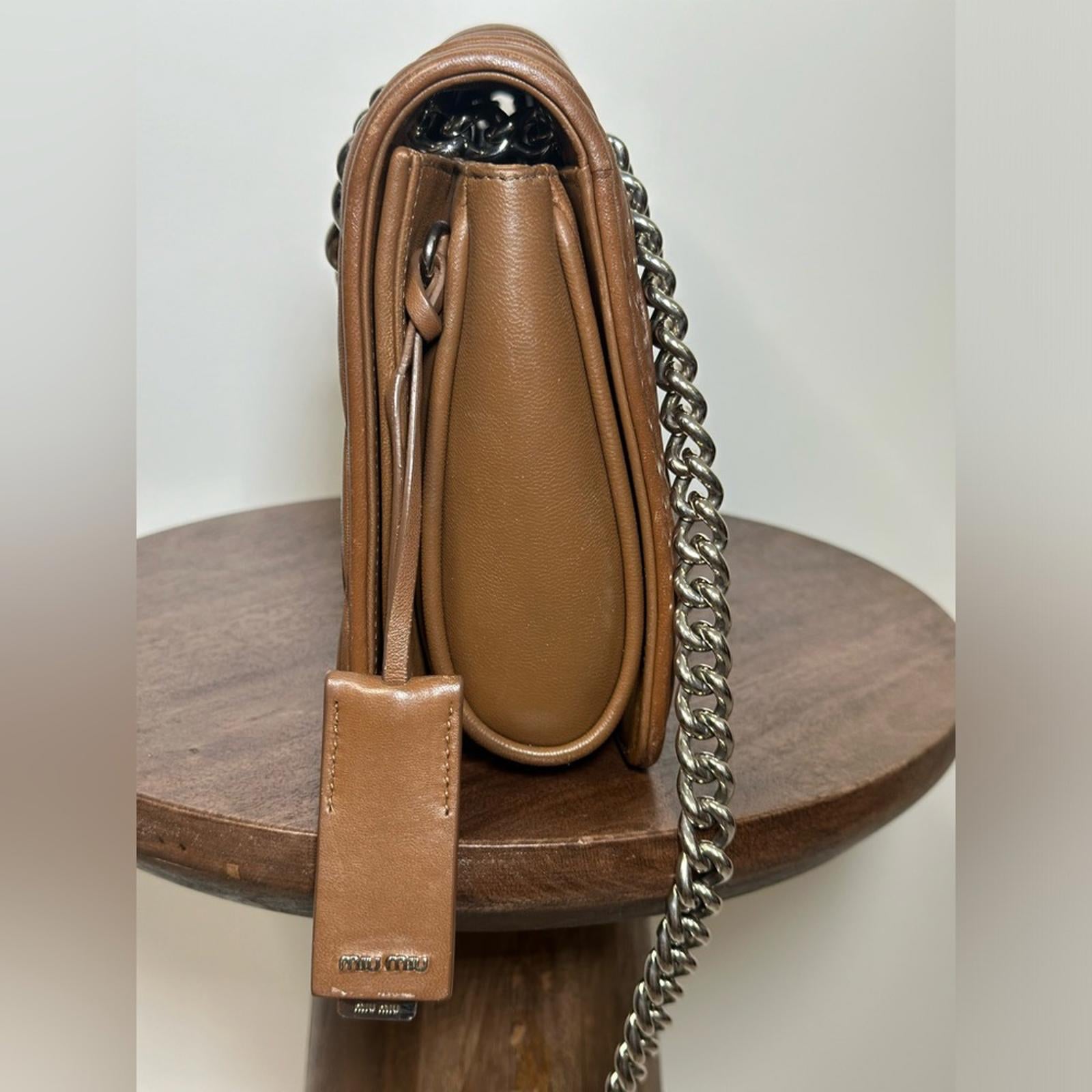 Miu Miu Nappa Metalasse Shoulder bag