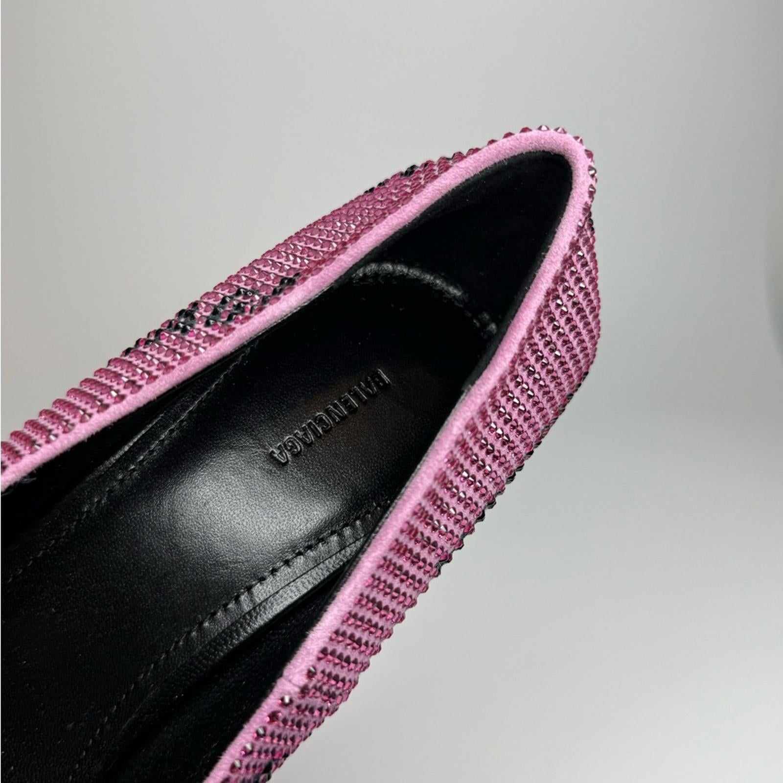 Balenciaga Square Knife Embellished Pumps