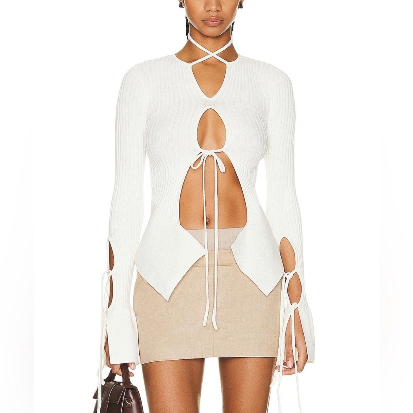 Andreadamo Cargidan with Cutout Sleeve