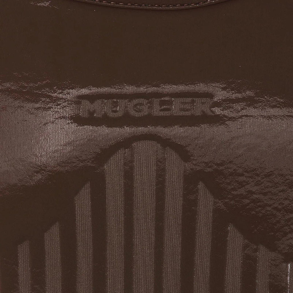 Mugler Embossed Mini Dress