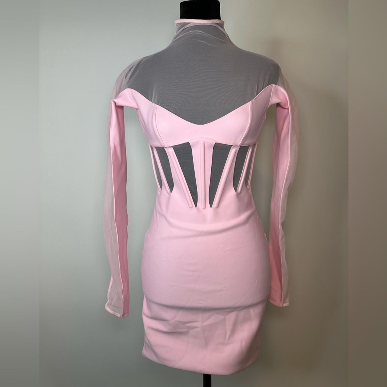 Mugler Laser Cut Dress Corset