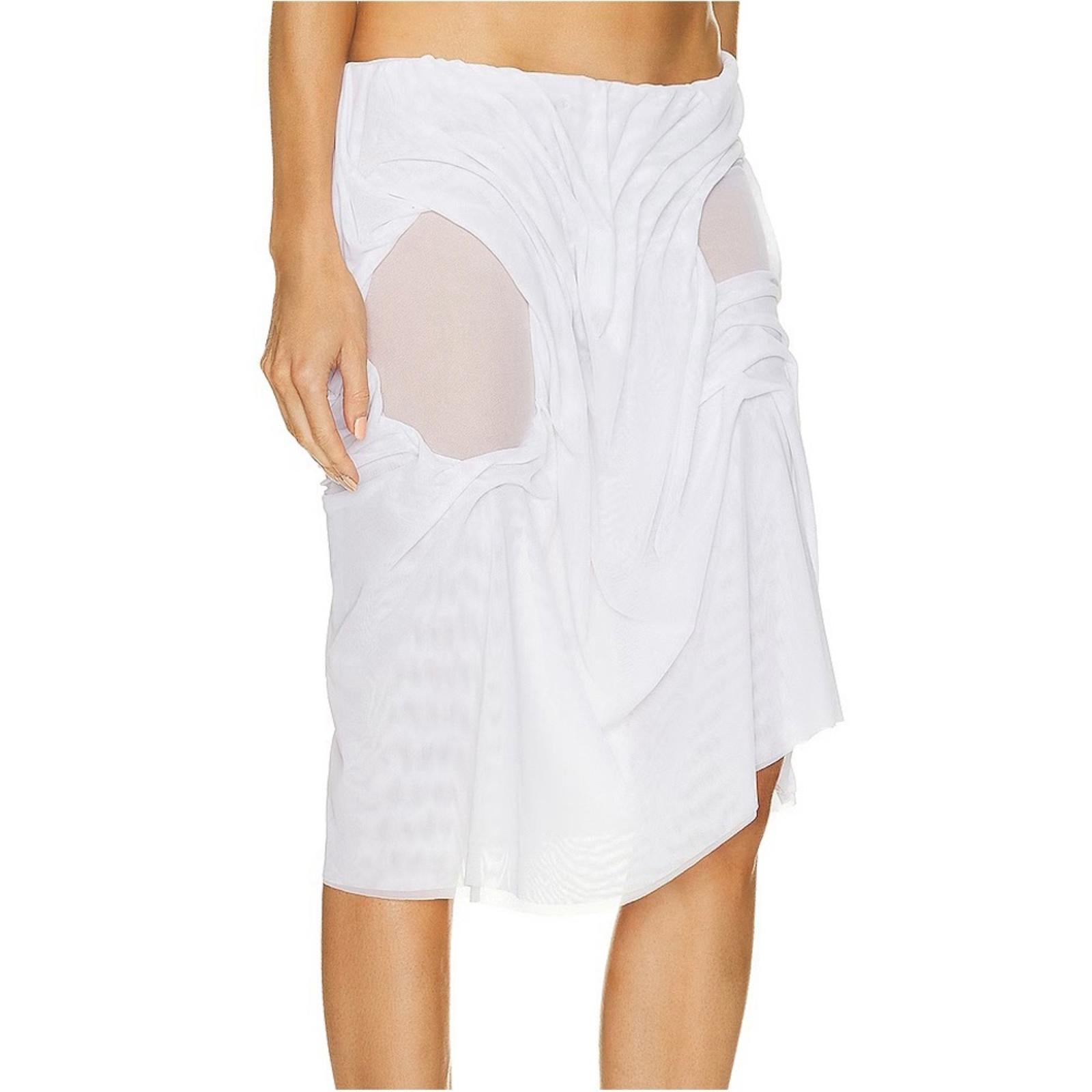 Di Petsa Wetlook Midi Skirt
