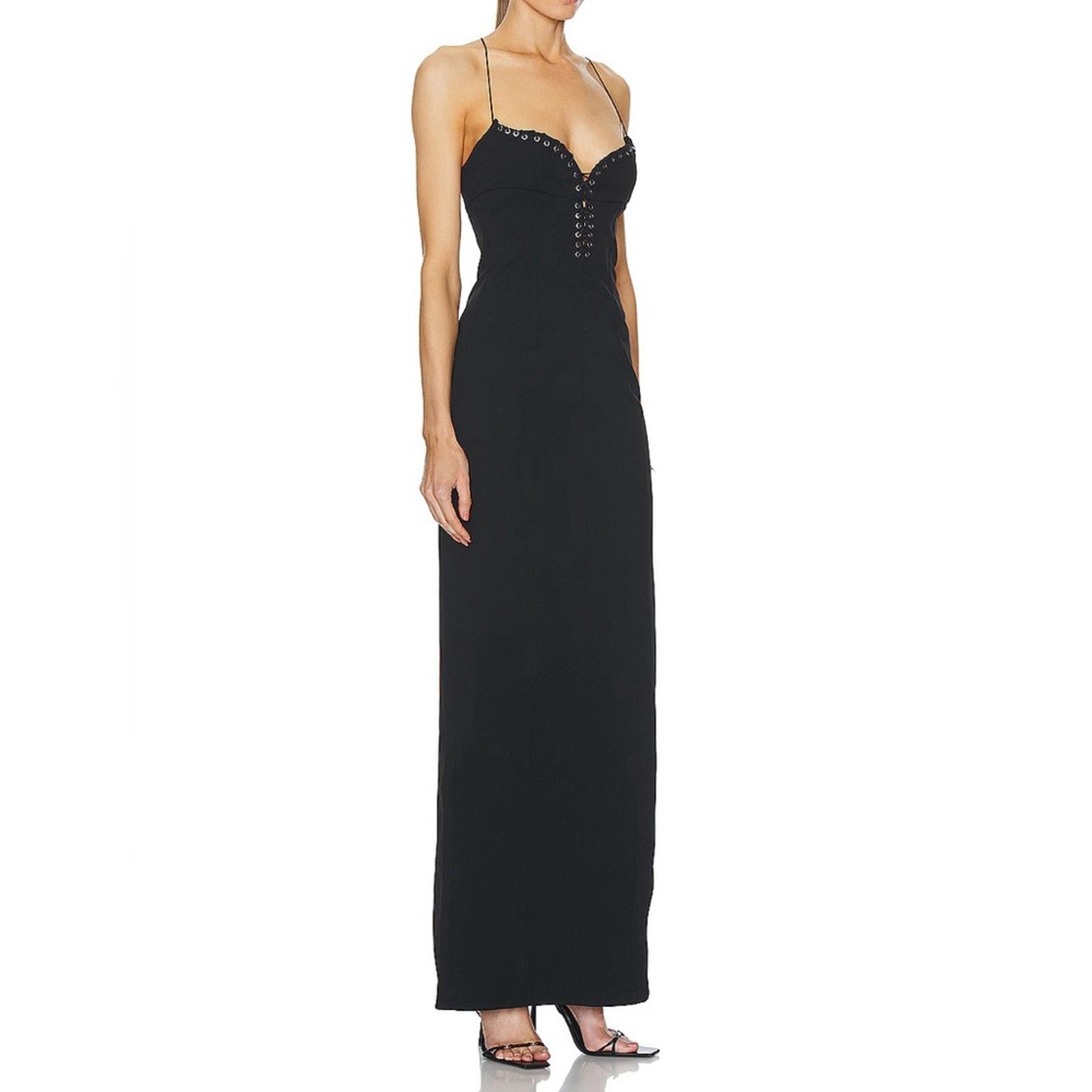 Ludovic De Saint Sernin Cleavage Long Dress