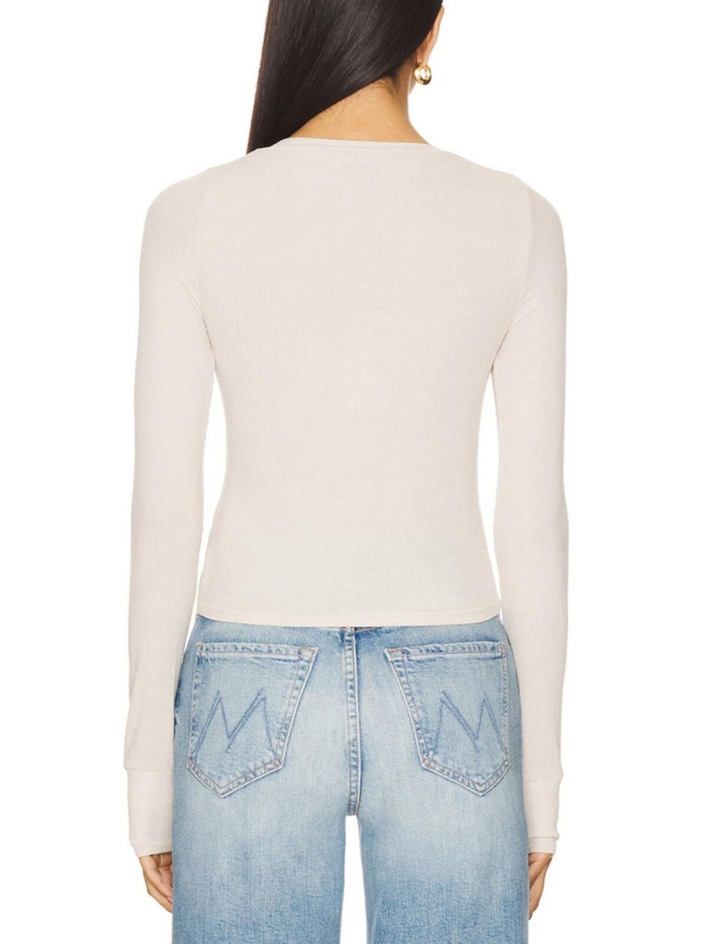 Michael Lauren Vesca Snap Front Tee