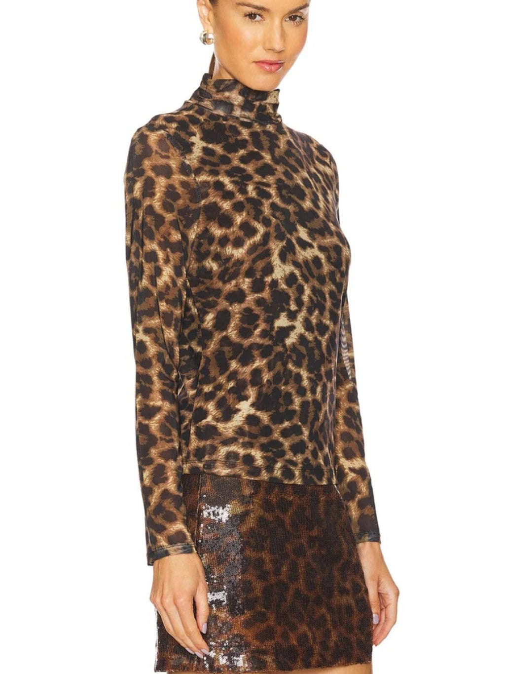 Sanctuary Mesh Mock Top