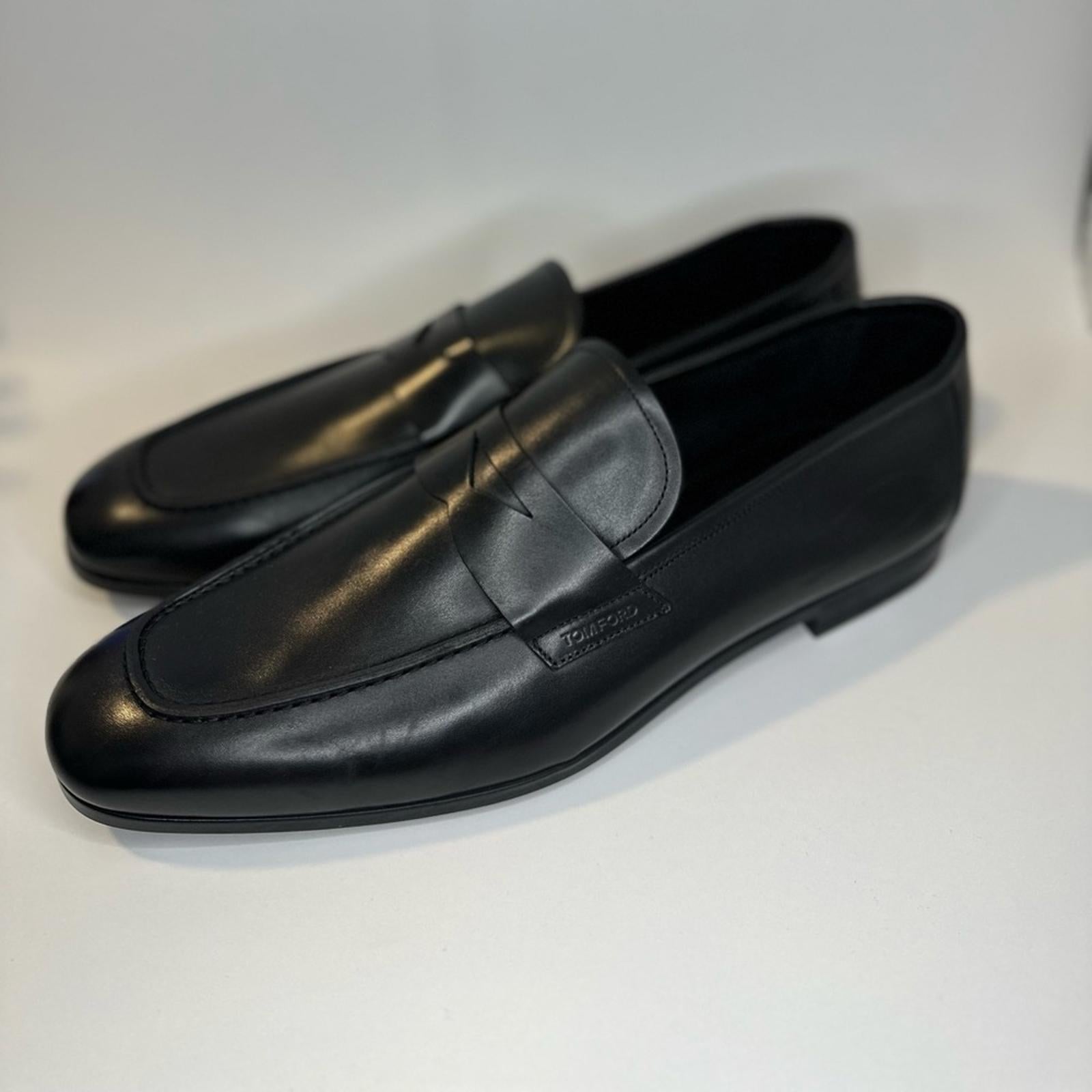 Tom Ford Smooth Leather Sean Penny Loafer Men