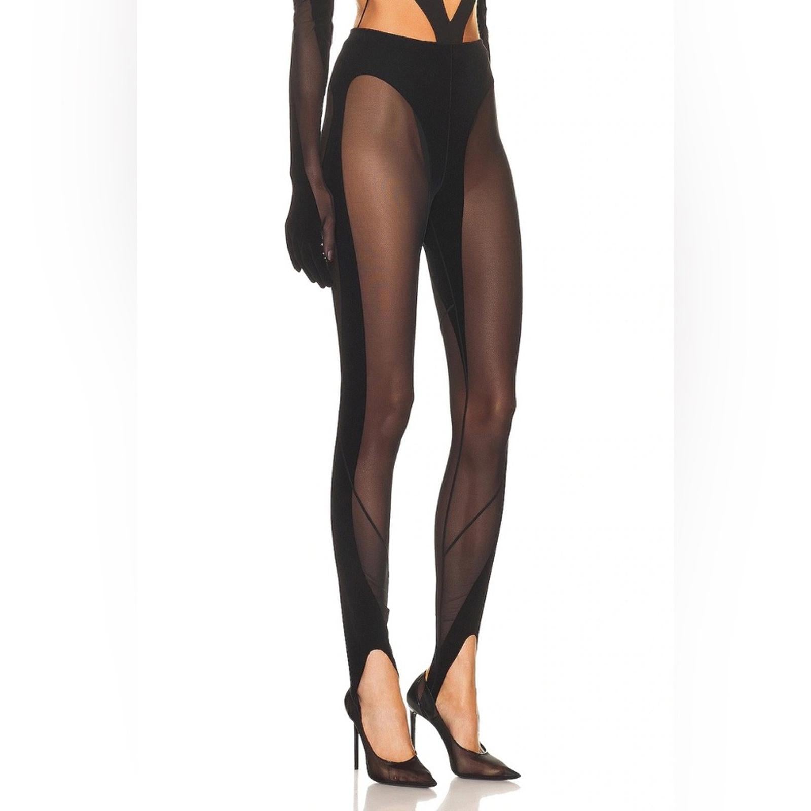 Wolford x Mugler Flock Shaping Leggings