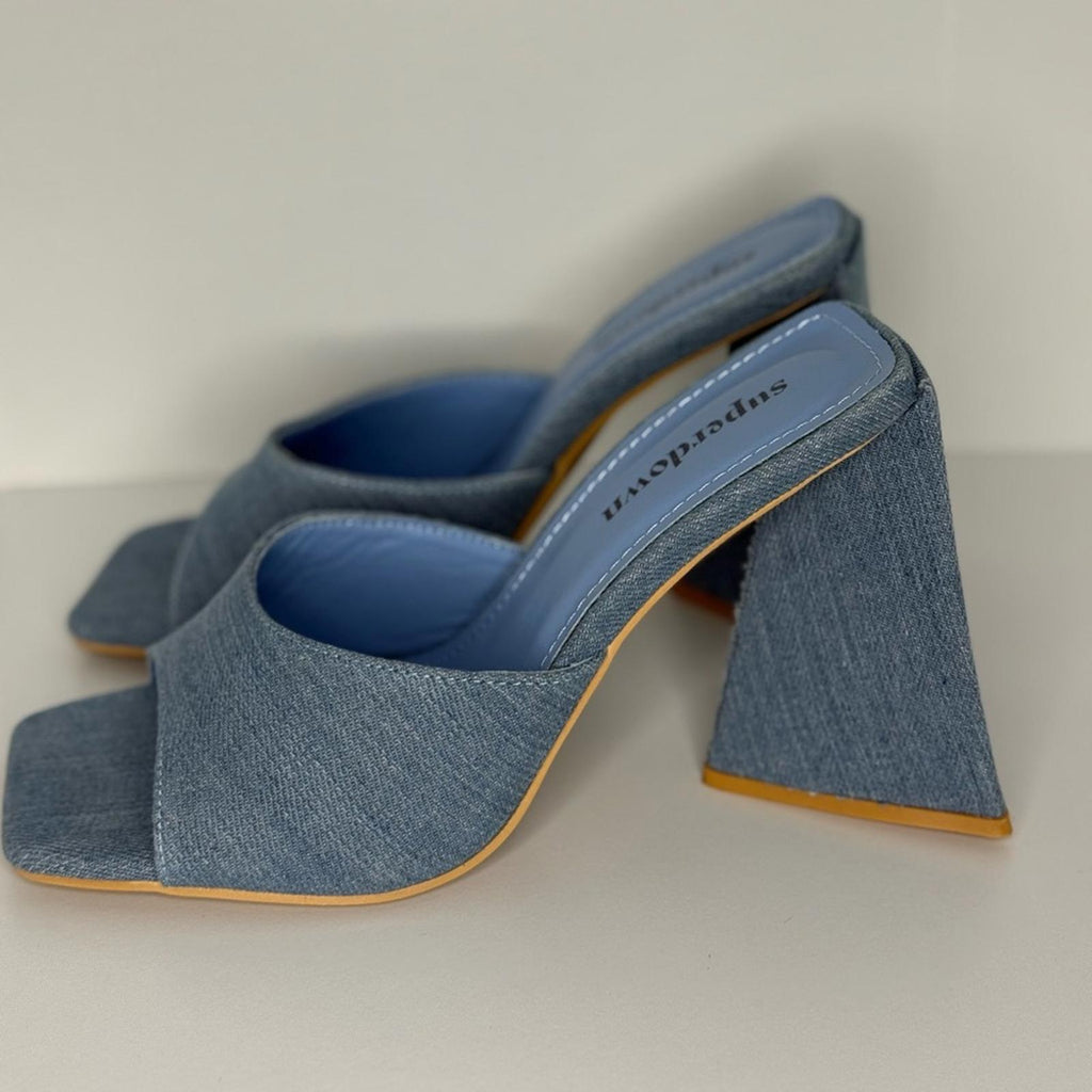 Superdown Indigo Heels