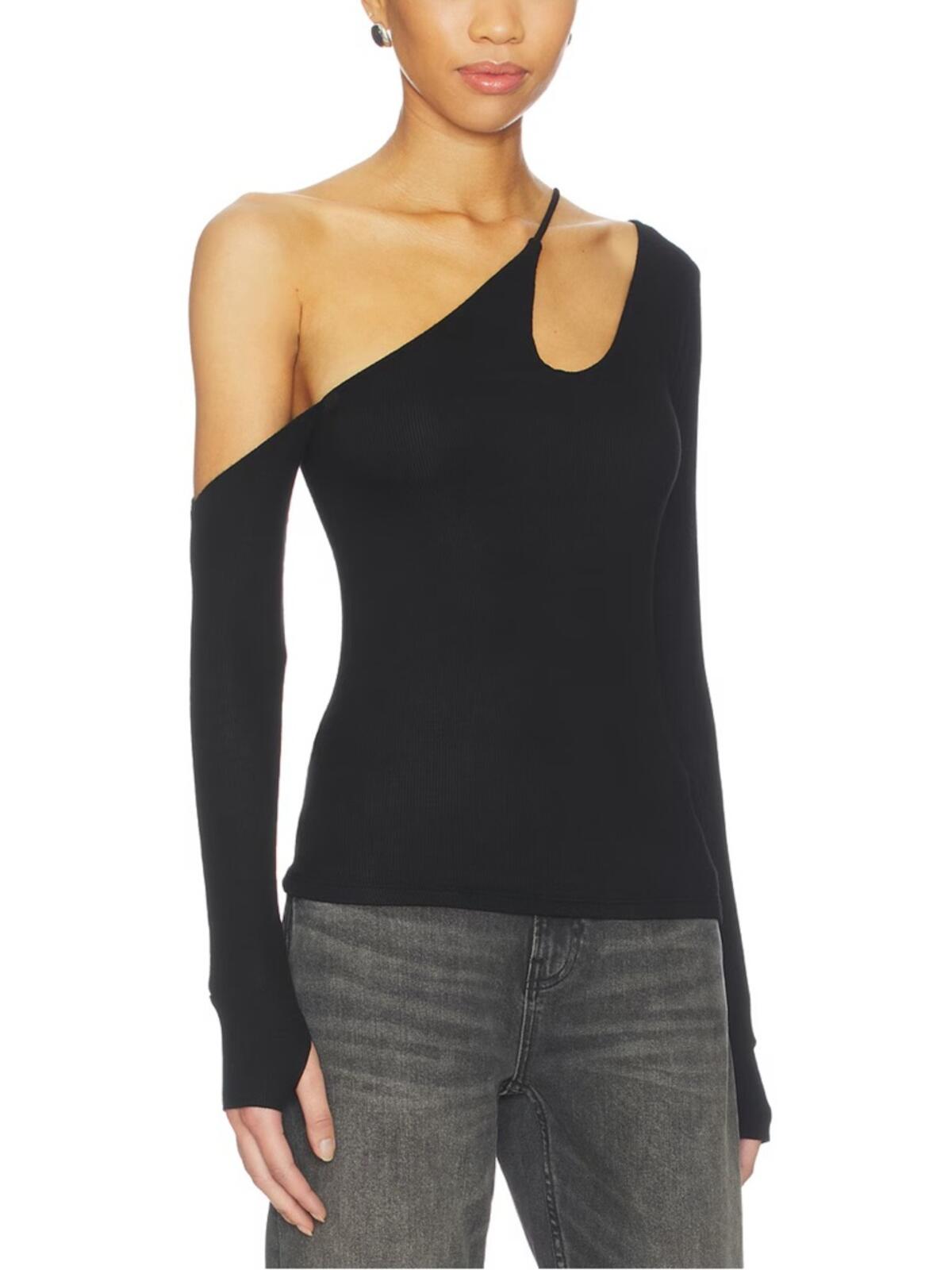 Michael Lauren Usher Asymmetrical Longsleeve Top