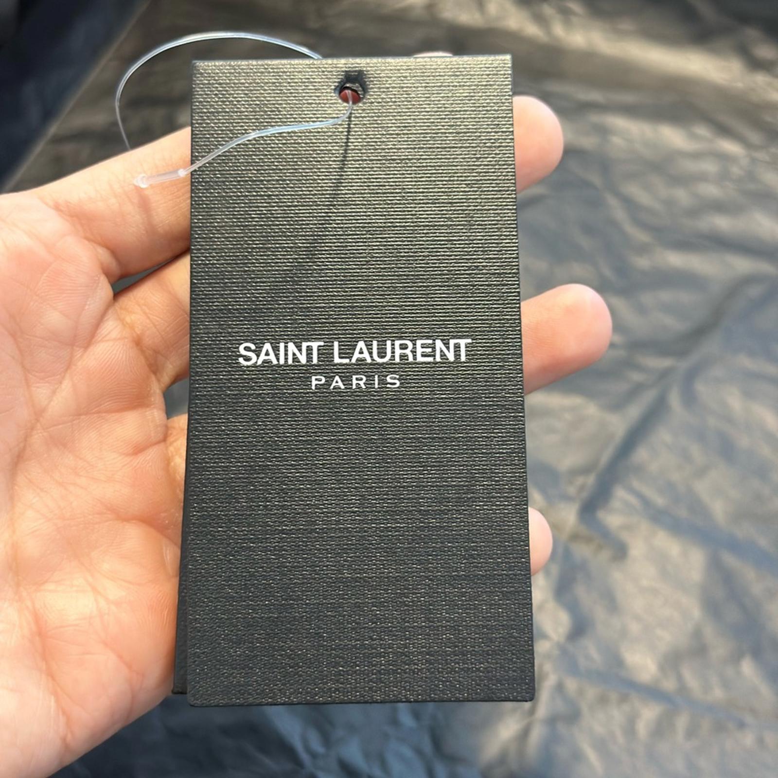 Saint Laurent Mock Neck Long Sleeve Dress