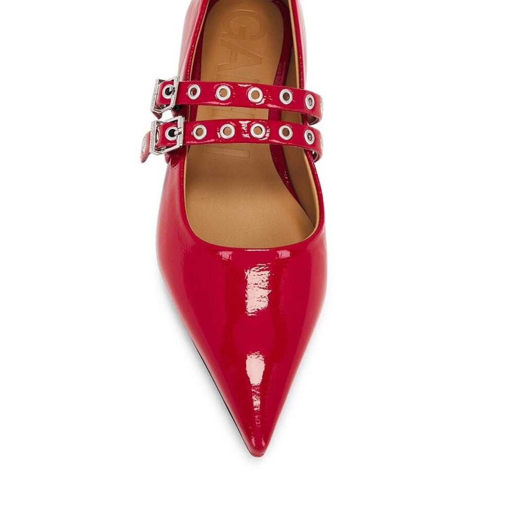 Ganni Eyelets Ballerina