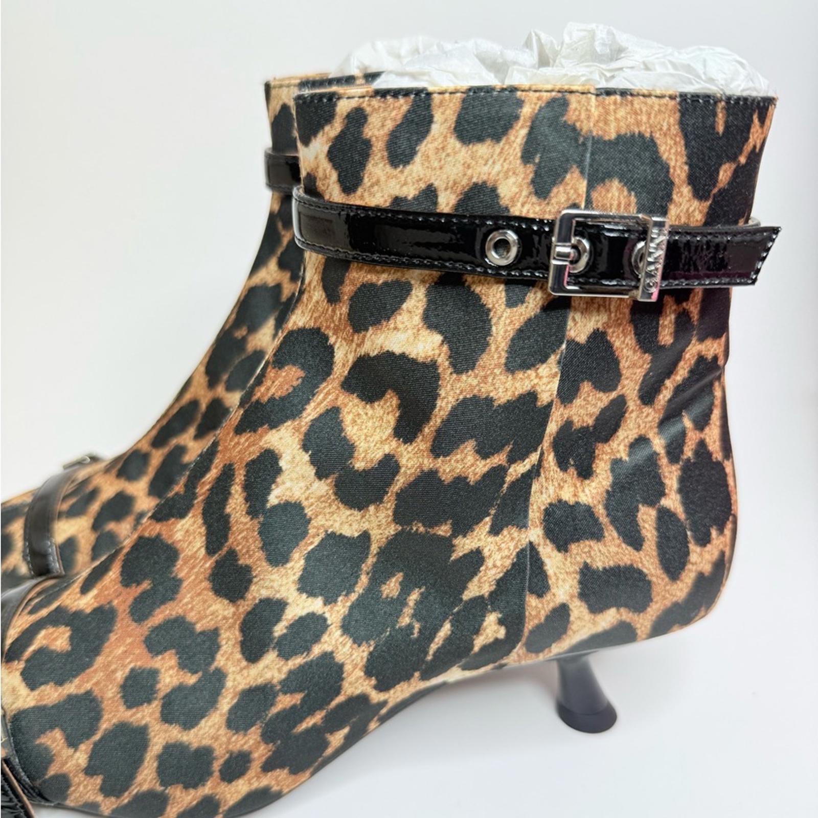 Ganni Eyelets Kitten Heel Boots
