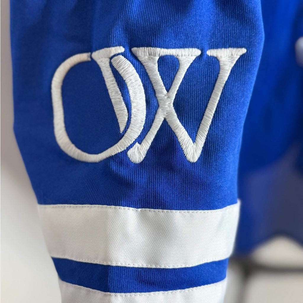 Off White Football Mesh T-Shirt Men