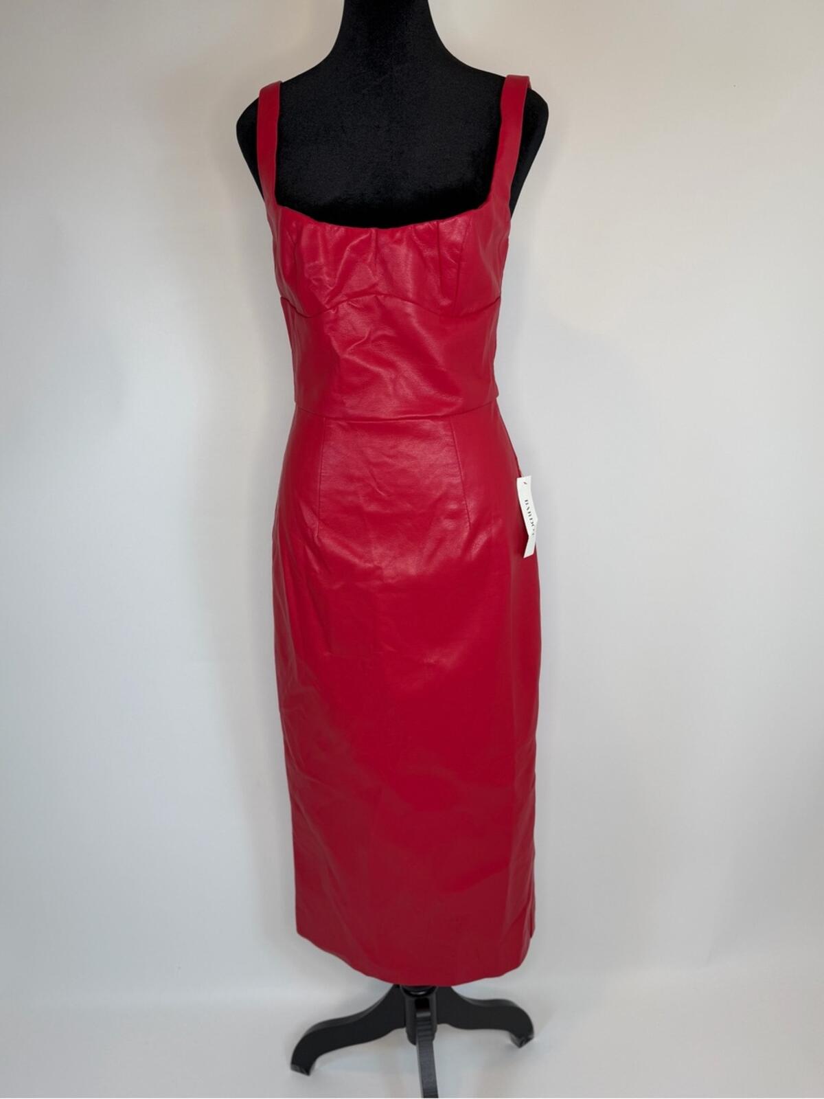 Bardot Kassy Faux Leather Dress