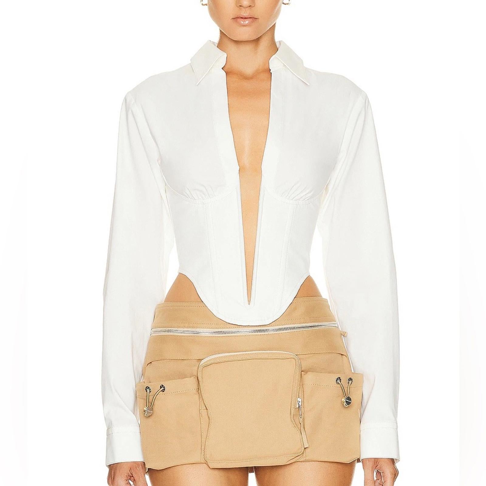 Dion Lee V Wire Corset Shirt