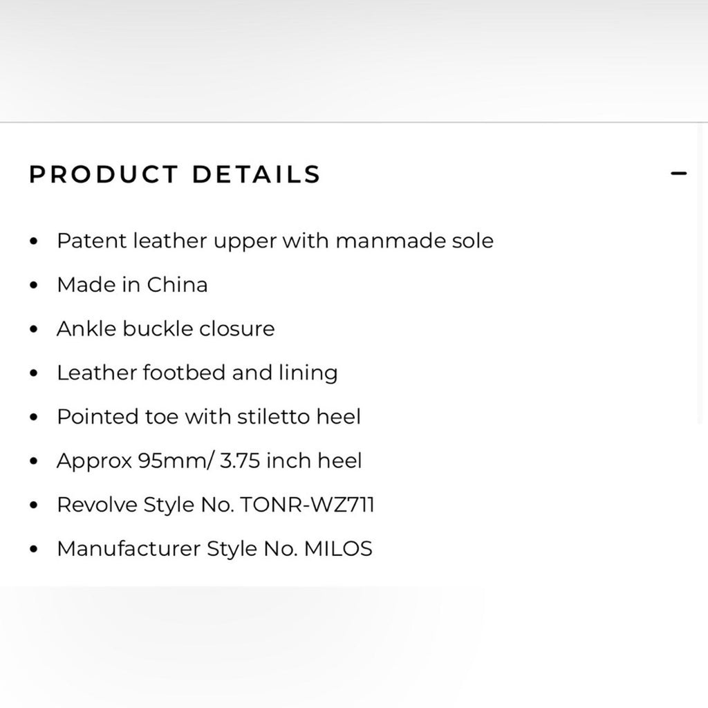 Tony Bianco Milos Heel