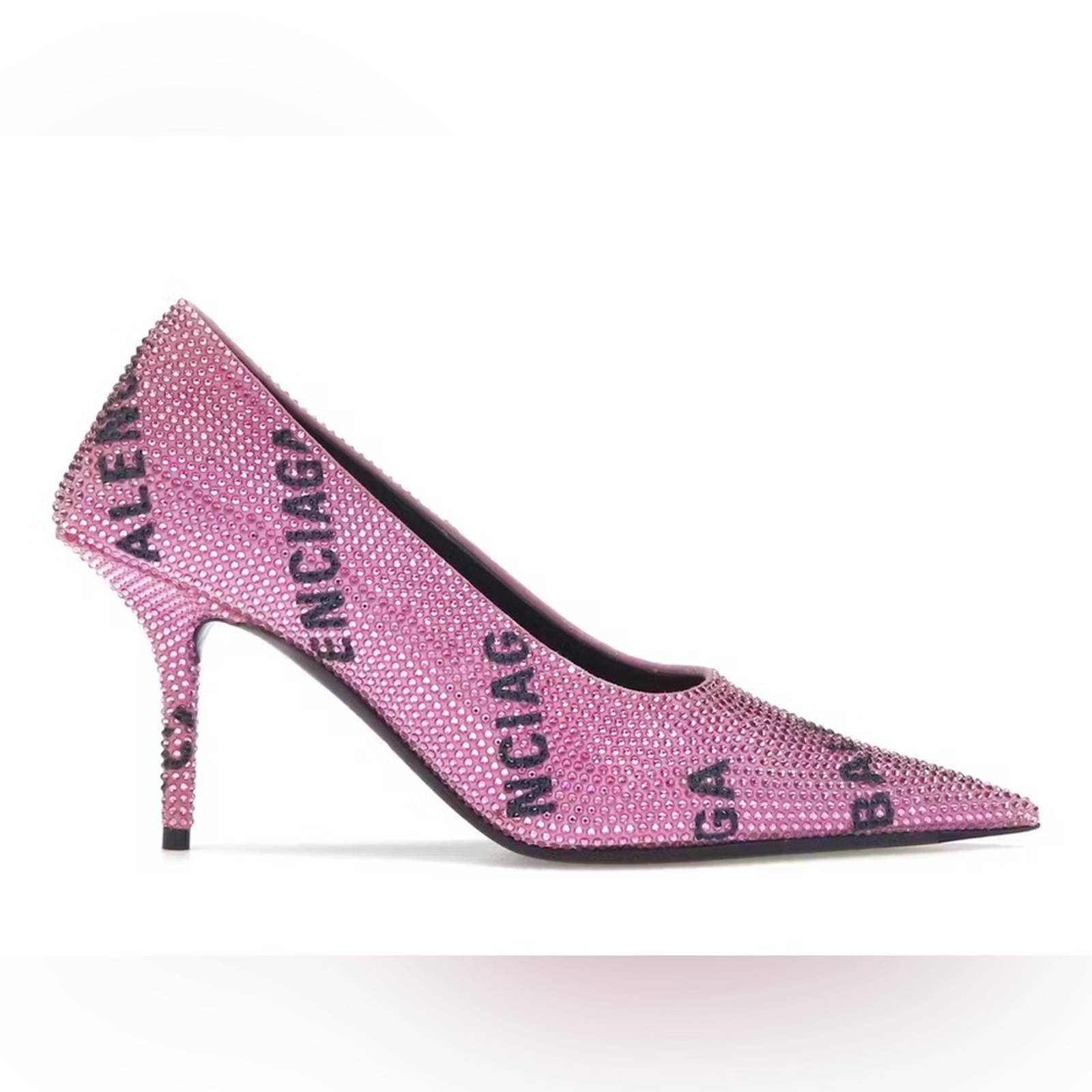 Balenciaga Square Knife Embellished Pumps