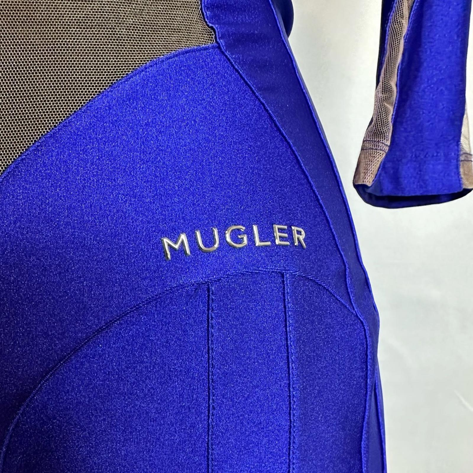 Mugler Long Sleeve Mini Dress