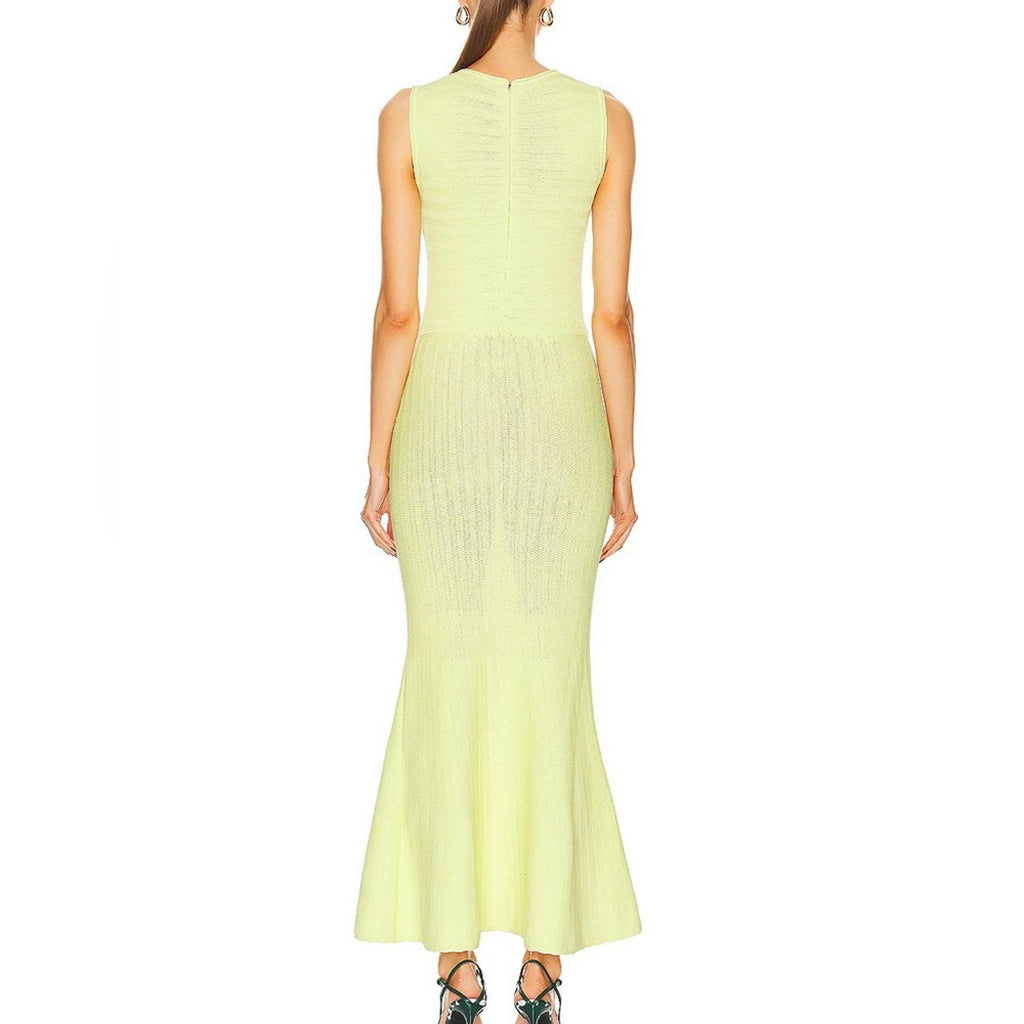 AKNVAS Amelie Cotton Knit Midi Dress