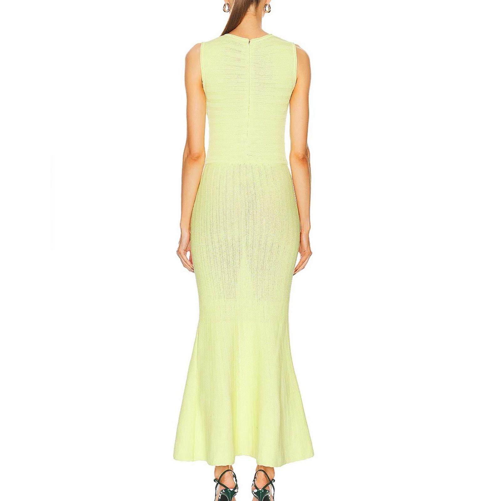 AKNVAS Amelie Cotton Knit Midi Dress
