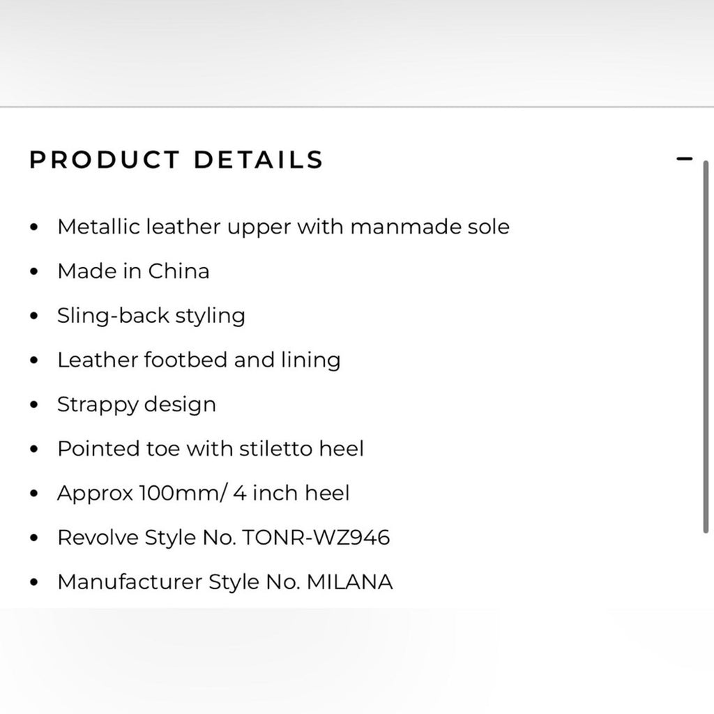 Tony Bianco Milana Sandal