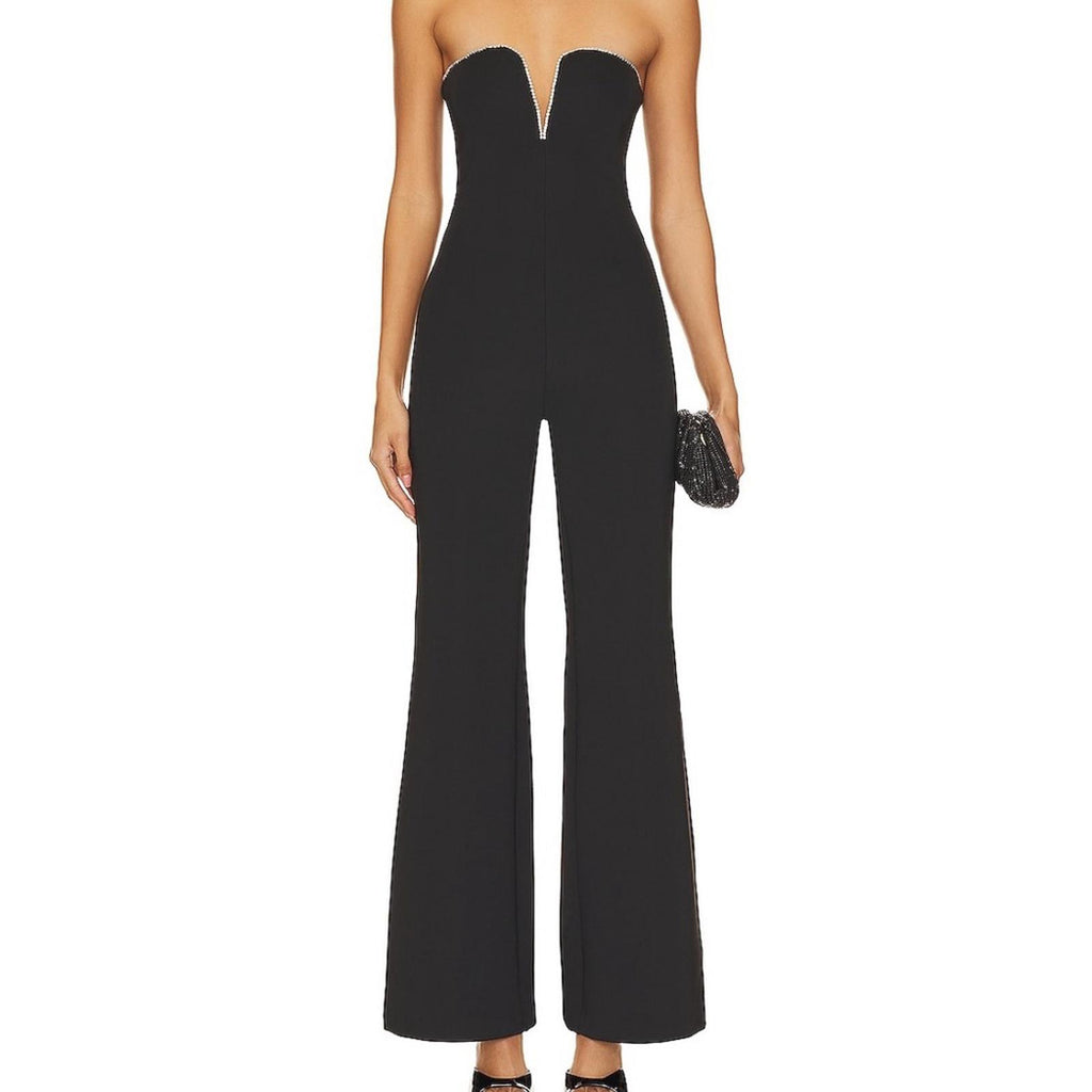 Good American Crystal Scuba Jumpsuit