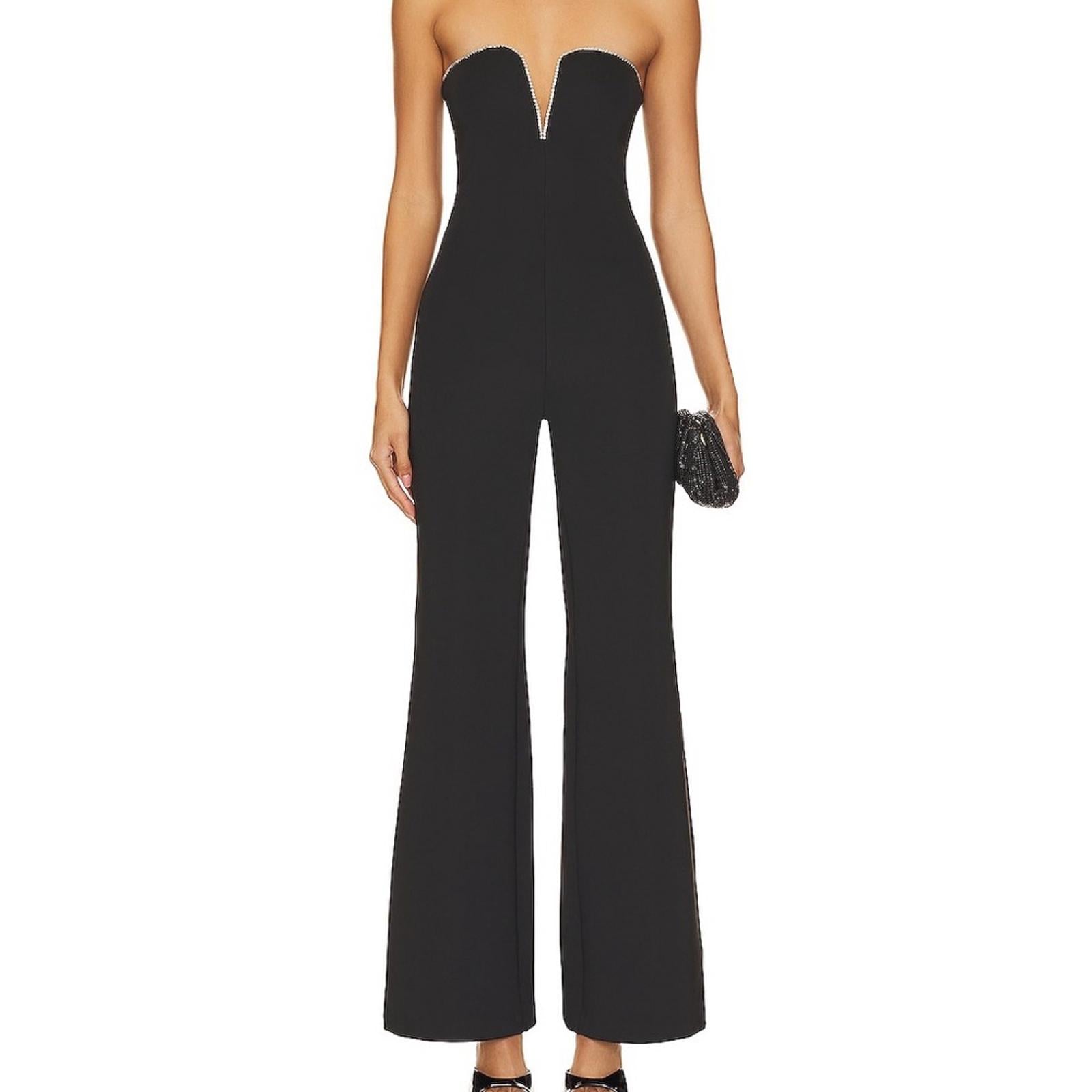 Good American Crystal Scuba Jumpsuit