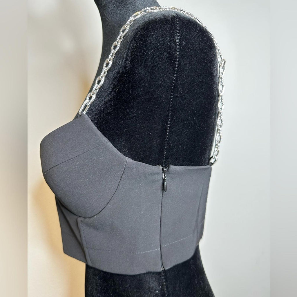 Simkhai Trina Cropped Bustier Top