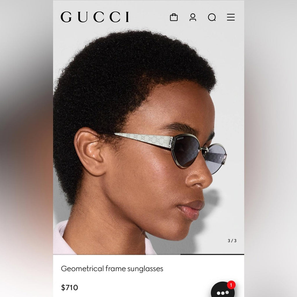 Gucci Geometrical Sunglasses