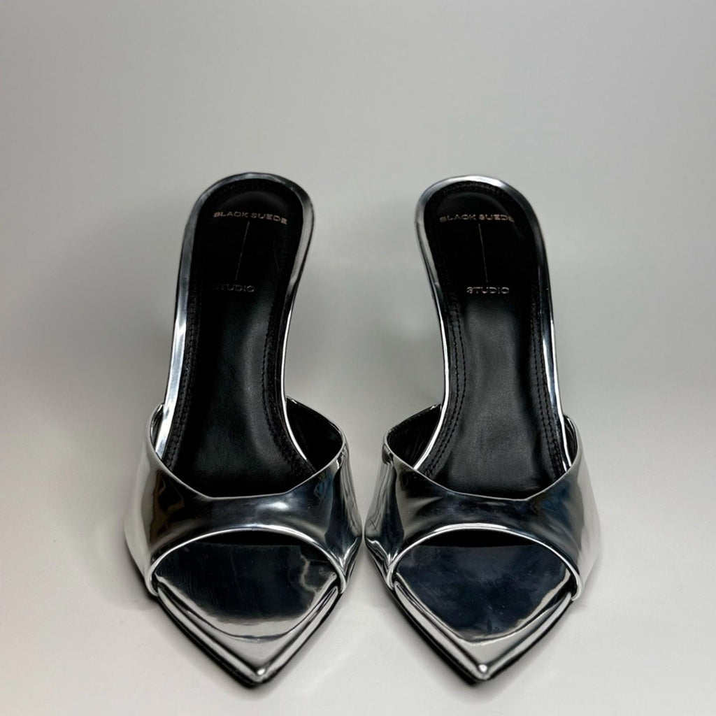 Black Suede Studio Brea Mule