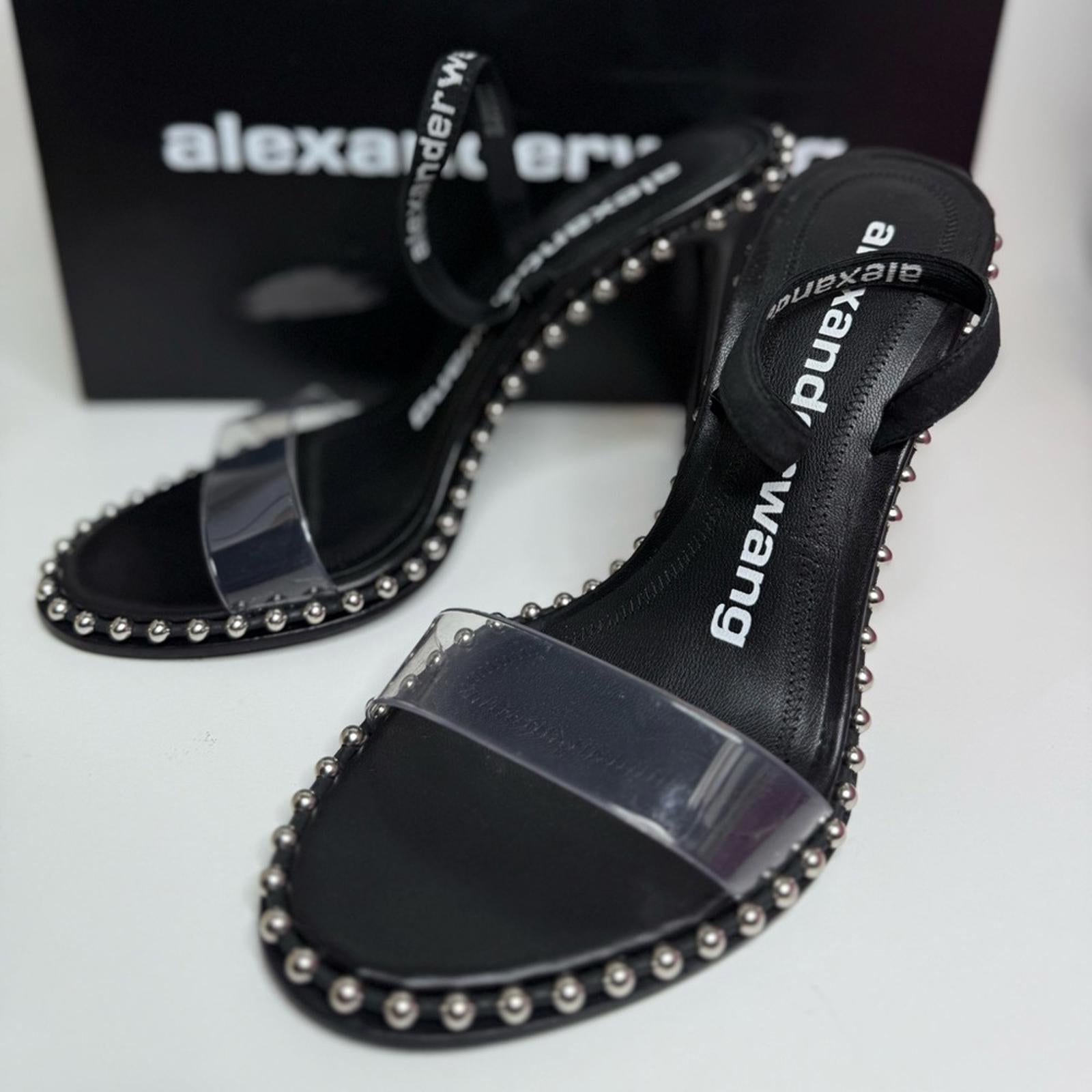 Alexander Wang Nova Logo Sandals