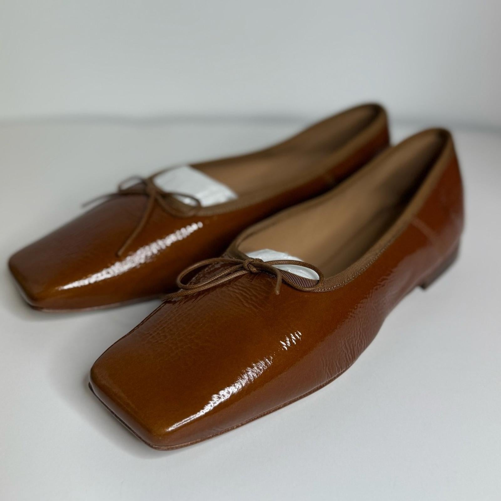 Mansur Gavriel Square Toe Ballerina Flats