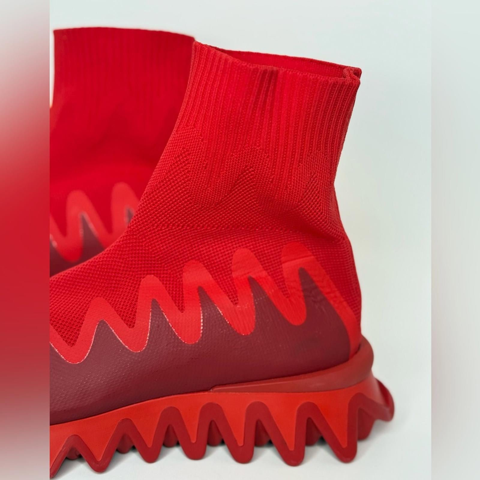 Christian Loubotin Shark Sock Shoes