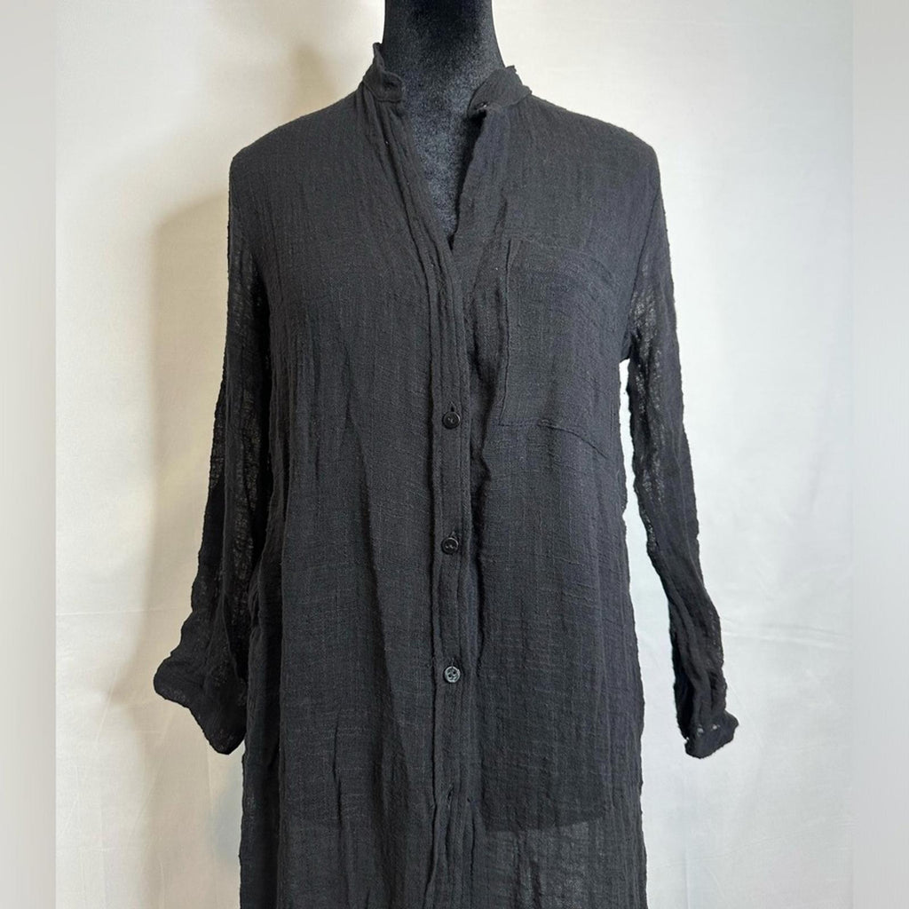 Enza Costa Bracelet Sleeve Shirt Dress