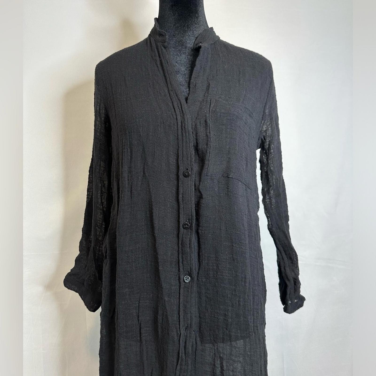 Enza Costa Bracelet Sleeve Shirt Dress