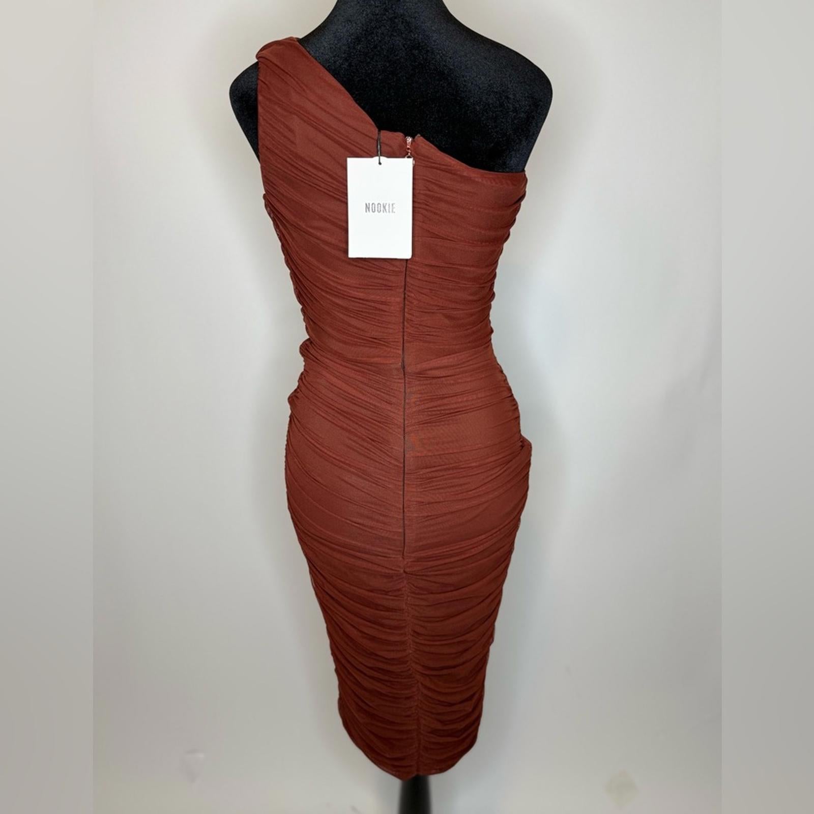 Nookie x Revolve Inspire One Shoulder Midi Dress