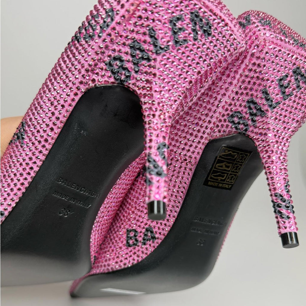 Balenciaga Square Knife Embellished Pumps