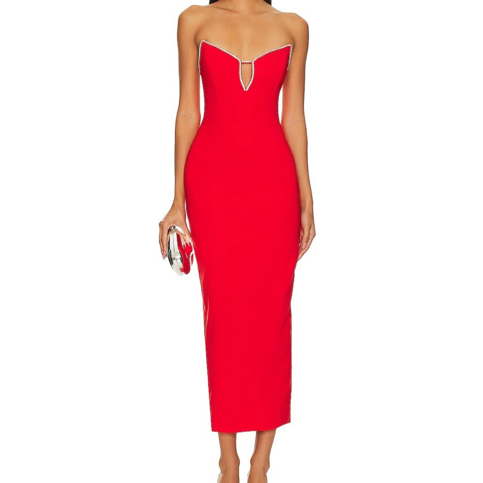 Runaway The Label Bec Midi Dress