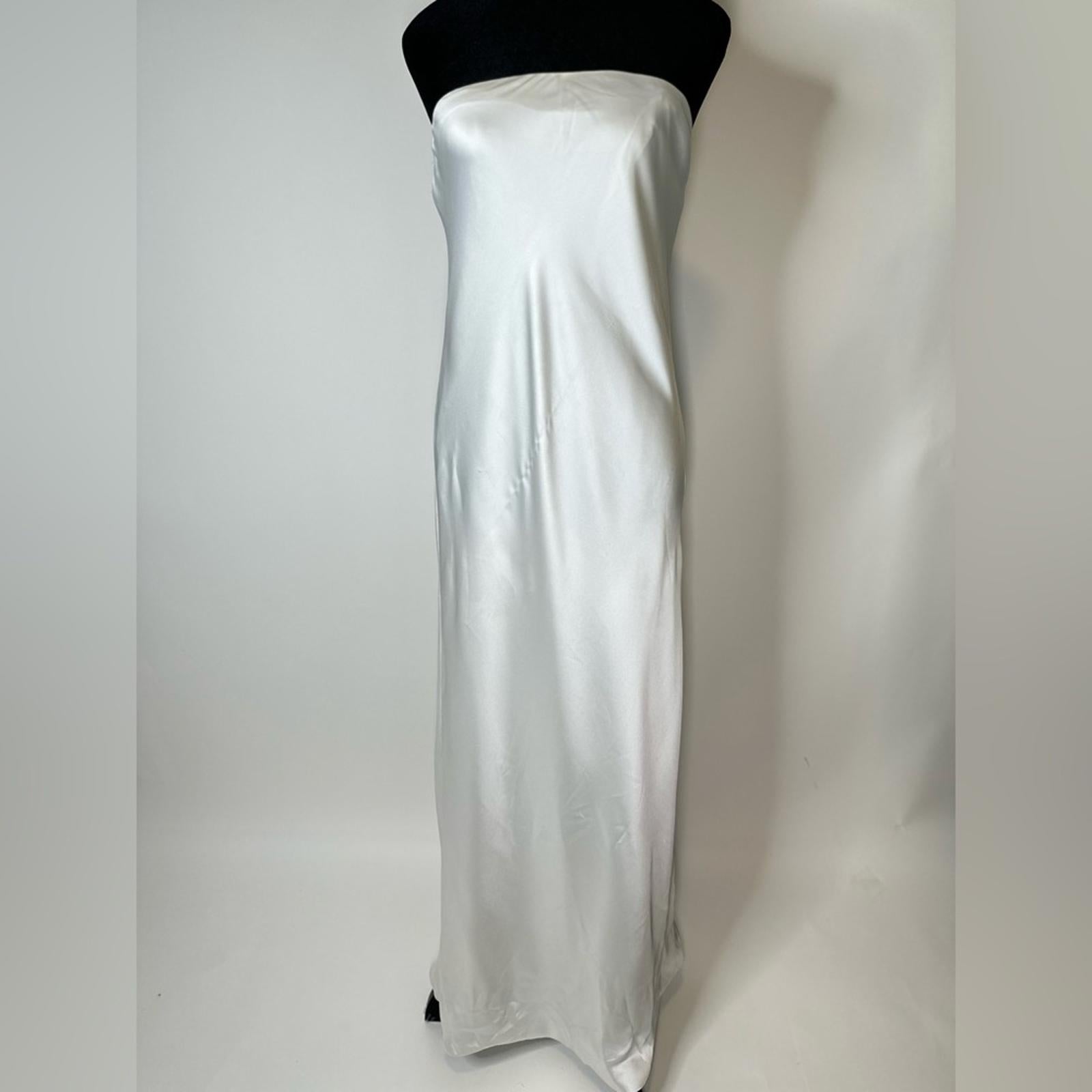 Norma Kamali Bias Strapless Gown
