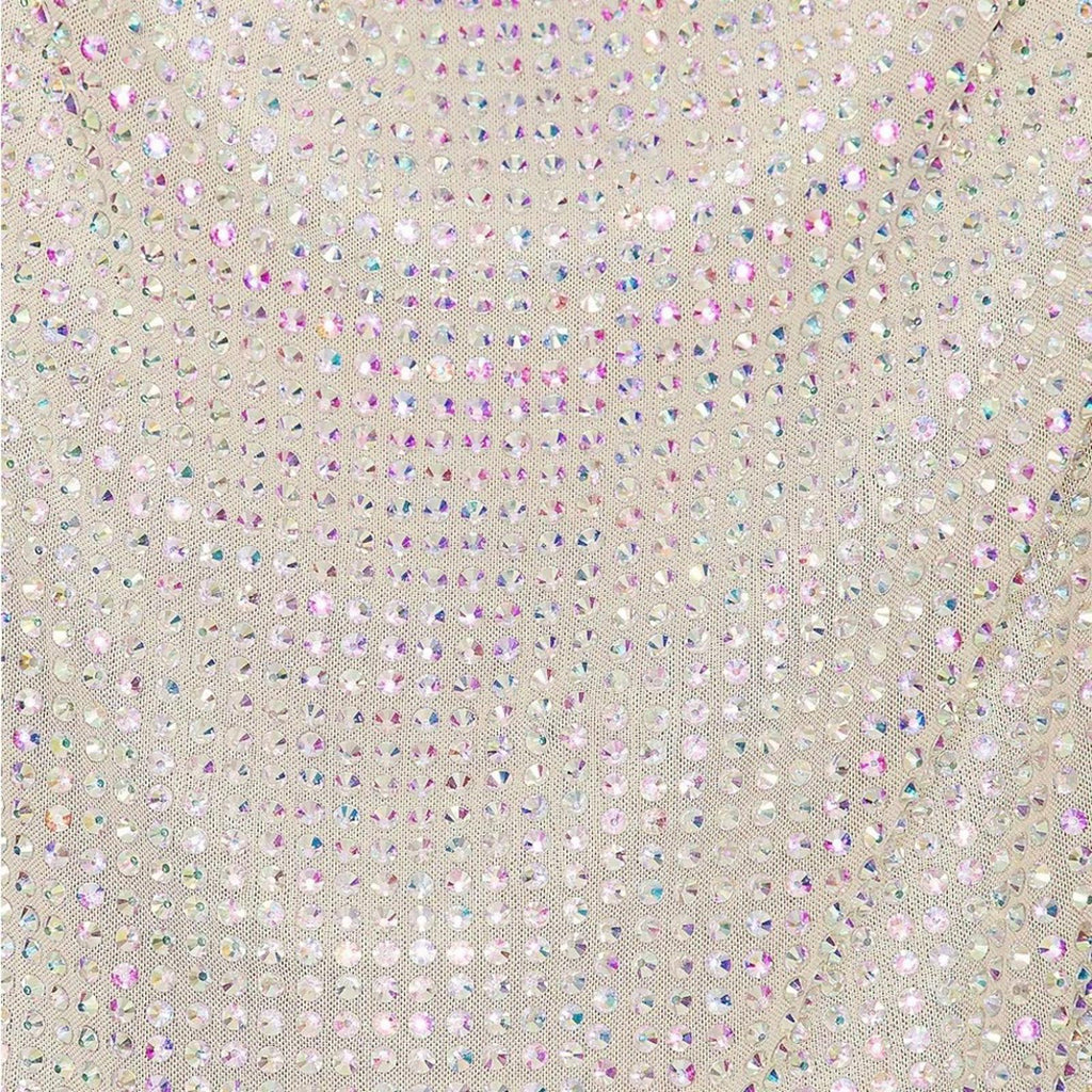Ilkyaz Ozel Jeweled Cowl Neck Party Dress