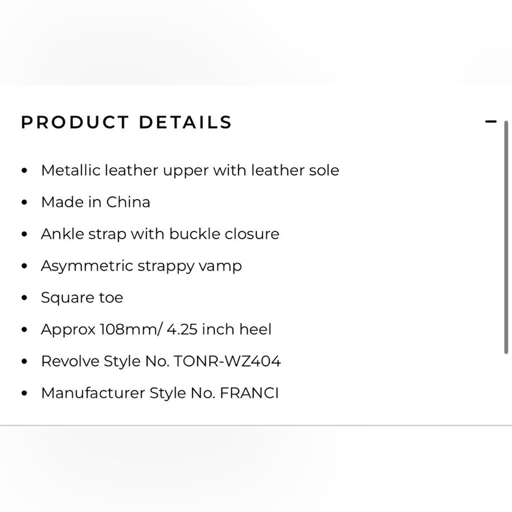 Tony Bianco Franci Sandal