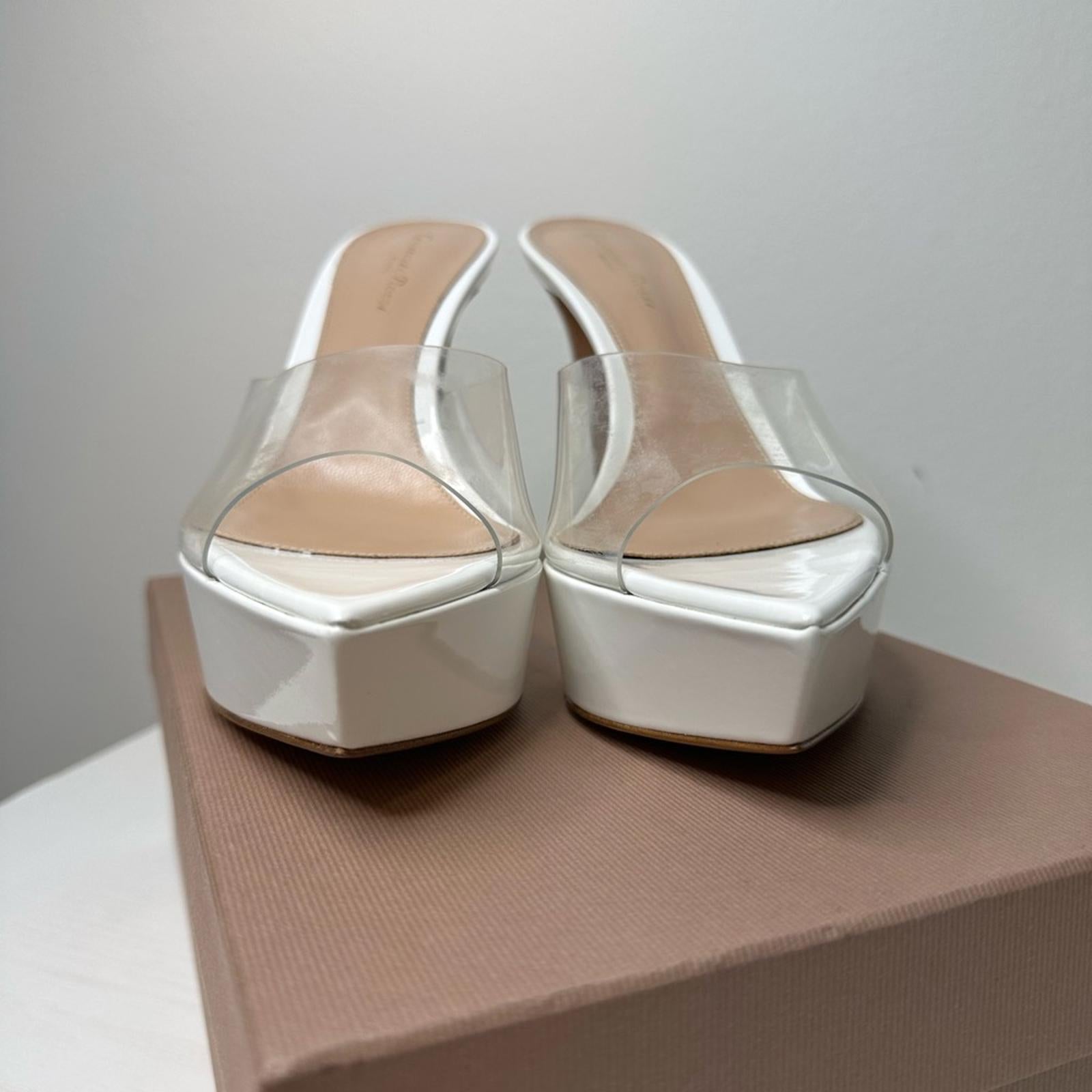 Gianvito Rossi Betty Platform Mules